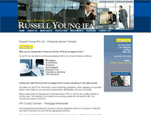 Tablet Screenshot of financialadviserdurham.co.uk